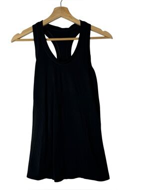 Boutique Black Seamless Racerback Athletic Tank Top S